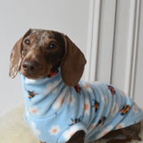 Ladybug Blue Fleece