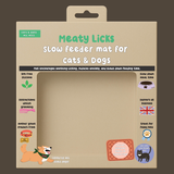 Meaty Licks Rose Garden Slow Feeder – Blush Pink