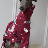 Wine Llama Fleece