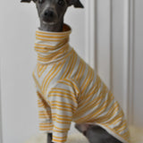 Italian Riviera - Yellow Sparkle Stripes