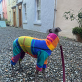 Autumn Harlequin Plaid Tartan Fleece