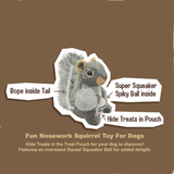 Nosework Squirrel Toy for Dogs