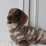 Floral Nude Sherpa Fleece