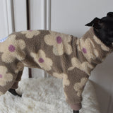 Floral Nude Sherpa Fleece