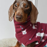 Wine Llama Fleece