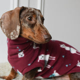 Wine Llama Fleece
