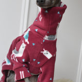 Wine Llama Fleece
