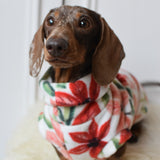 Poinsettia Luxe Fleece