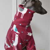 Wine Llama Fleece