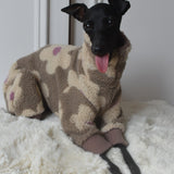 Floral Nude Sherpa Fleece