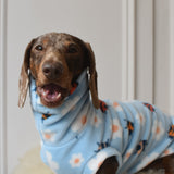 Ladybug Blue Fleece